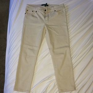 Ralph Lauren Jean Capris Cream
